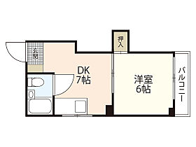 林コーポ  ｜ 広島県広島市中区南竹屋町（賃貸マンション1DK・2階・22.45㎡） その2