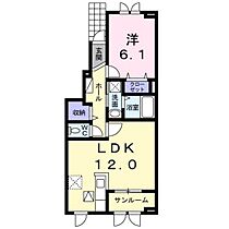 広島県廿日市市下の浜（賃貸アパート1LDK・1階・47.76㎡） その2