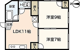 玉國ビル  ｜ 広島県広島市中区十日市町2丁目（賃貸マンション2LDK・2階・48.00㎡） その2