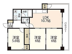 間取図画像 3LDK