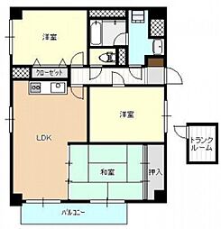 セントヒルズ 3LDKの間取図画像