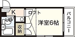 間取図画像 1K