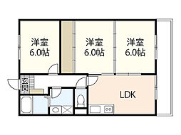 間取図画像 3LDK
