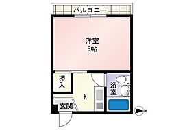 A・みゆきビル 1Kの間取図画像