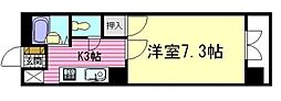 ルアール国光 1Kの間取図画像