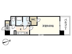 第27友建ビル 1Kの間取図画像