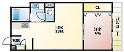 正本マンション 1LDKの間取図画像