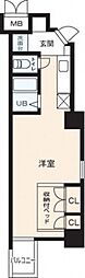 富士見町ビル ワンルームの間取図画像