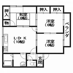 物件の間取り