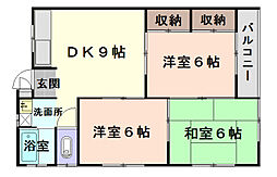 渡部ビル 3LDKの間取図画像