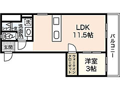 物件の間取り