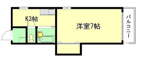 フィリアみなみ ｜広島県広島市南区皆実町6丁目(賃貸マンション1K・2階・22.50㎡)の写真 その2