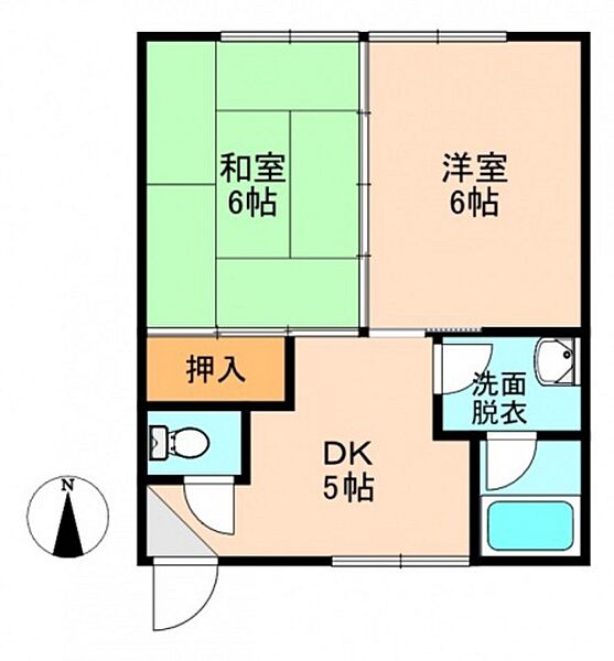 ビルド 0202｜広島県広島市中区舟入南4丁目(賃貸アパート2DK・2階・34.56㎡)の写真 その2