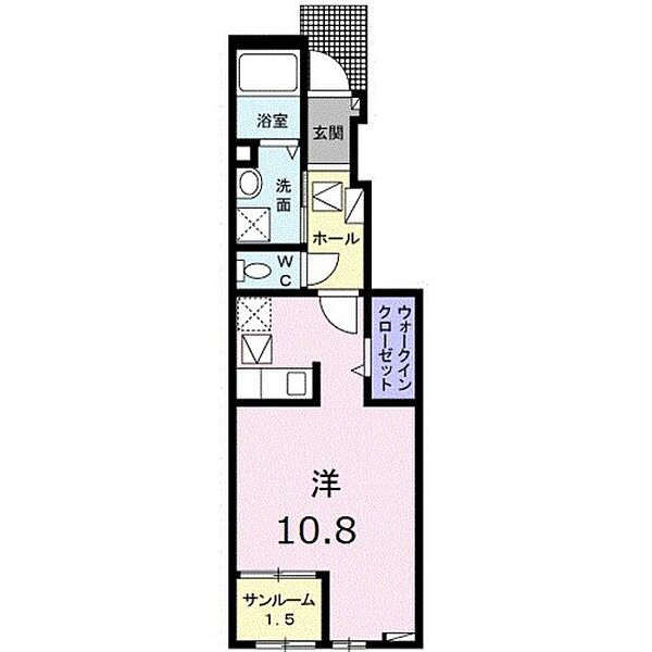 ムーサンヴィレッジ翠 ｜広島県広島市南区翠2丁目(賃貸アパート1R・1階・35.19㎡)の写真 その2