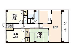 広島県広島市西区古江東町（賃貸マンション3LDK・3階・69.56㎡） その2