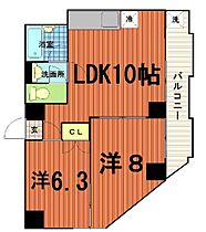 アメニティ21  ｜ 広島県広島市中区舟入幸町（賃貸マンション2LDK・2階・50.00㎡） その2