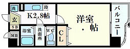 Marionette16 1Kの間取図画像