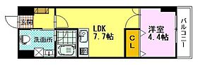 Kビル  ｜ 広島県安芸郡府中町大通2丁目（賃貸マンション1LDK・8階・30.40㎡） その2