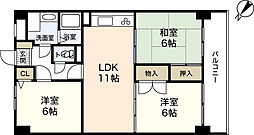 間取図画像 3LDK