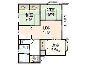 広島県安芸郡海田町曙町（賃貸マンション3LDK・2階・67.75㎡） その2