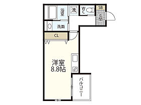 アップフェロ  ｜ 広島県広島市東区牛田新町1丁目（賃貸アパート1R・3階・27.03㎡） その2