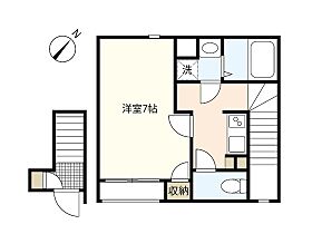 広島県広島市安芸区矢野西7丁目（賃貸アパート1K・2階・26.96㎡） その2