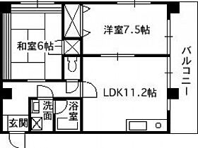 山崎ビル  ｜ 広島県広島市中区西白島町（賃貸マンション2LDK・3階・58.05㎡） その2