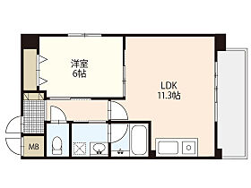 広島県広島市西区大宮1丁目（賃貸マンション1LDK・1階・40.00㎡） その2