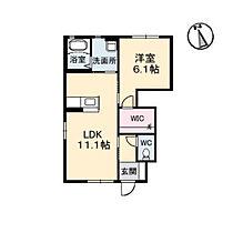 広島県広島市安芸区中野2丁目（賃貸アパート1LDK・1階・41.86㎡） その2