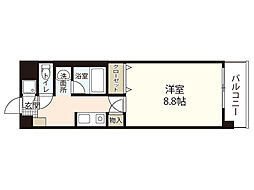 ウィルコートヨネキ 1Kの間取図画像