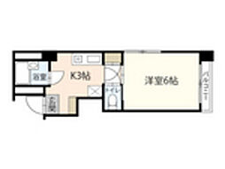 コートM 1Kの間取図画像