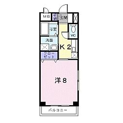 間取図画像 1K