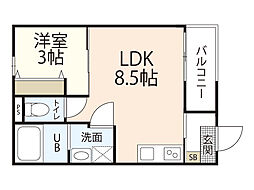 間取図画像 1LDK