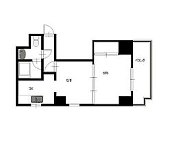 間取図画像 1DK