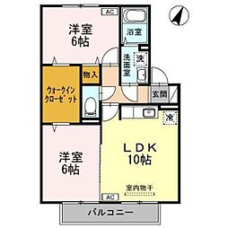 ウェライ2008SA 2LDKの間取図画像