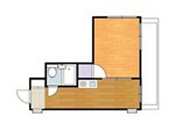 Amenity西原 1Kの間取図画像