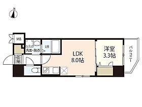 Ｓ－ＲＥＳＩＤＥＮＣＥ広島駅ｄｉｌｅｔｔｏ  ｜ 広島県広島市東区光町1丁目（賃貸マンション1LDK・8階・29.93㎡） その2