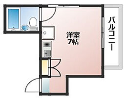 アルセ・アトラクティーバ庚午 ワンルームの間取図画像