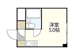 リヴァージュ広瀬北村田ビル ワンルームの間取図画像