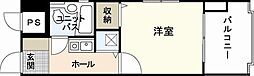 トーカンキャステール己斐本町 1Kの間取図画像