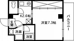リアライズ 1Kの間取図画像