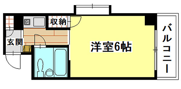 広島県広島市南区翠5丁目(賃貸マンション1K・4階・19.29㎡)の写真 その2