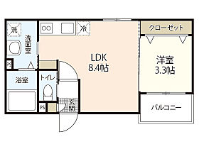 ボワヴェール八木II  ｜ 広島県広島市安佐南区八木7丁目（賃貸アパート1LDK・1階・31.39㎡） その2