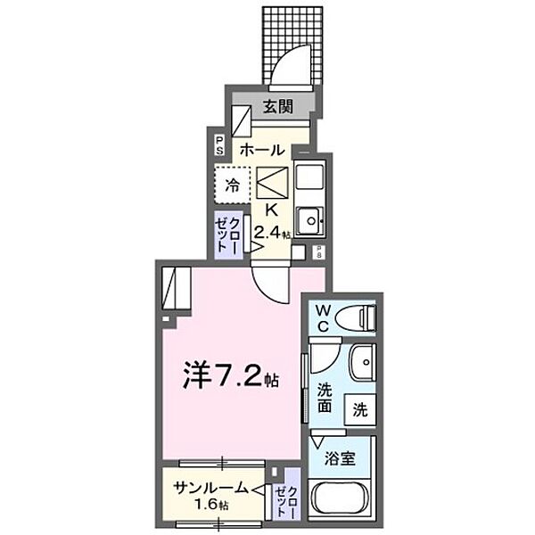 アメニティせせら ｜広島県広島市安佐南区八木1丁目(賃貸アパート1K・1階・29.72㎡)の写真 その2