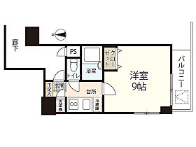 広島県広島市中区幟町（賃貸マンション1K・2階・23.93㎡） その2