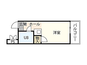 広島県広島市中区平野町（賃貸マンション1R・4階・17.00㎡） その2