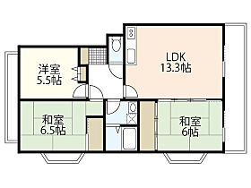 広島県広島市安佐南区大町東1丁目（賃貸マンション3LDK・2階・67.57㎡） その2