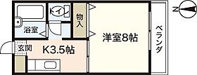 広島県広島市安佐南区伴中央6丁目（賃貸アパート1K・2階・24.50㎡） その2