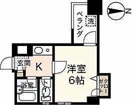 広島県広島市中区大手町5丁目（賃貸マンション1K・4階・18.91㎡） その2