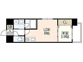 広島県広島市南区宇品海岸2丁目（賃貸マンション1LDK・8階・31.26㎡） その2